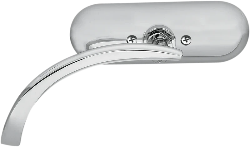 Mini Oval Mirror – Chrome. Right. – Arlen Ness