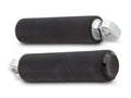 Black Footpegs - Knurled Fusion - Arlen Ness