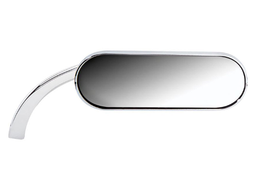 Mini Oval Mirror – Chrome. Right. – Arlen Ness