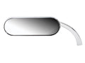Mini Oval Mirror – Chrome. Left. – Arlen Ness