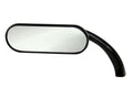 Mini Oval Mirror – Black. Left. – Arlen Ness