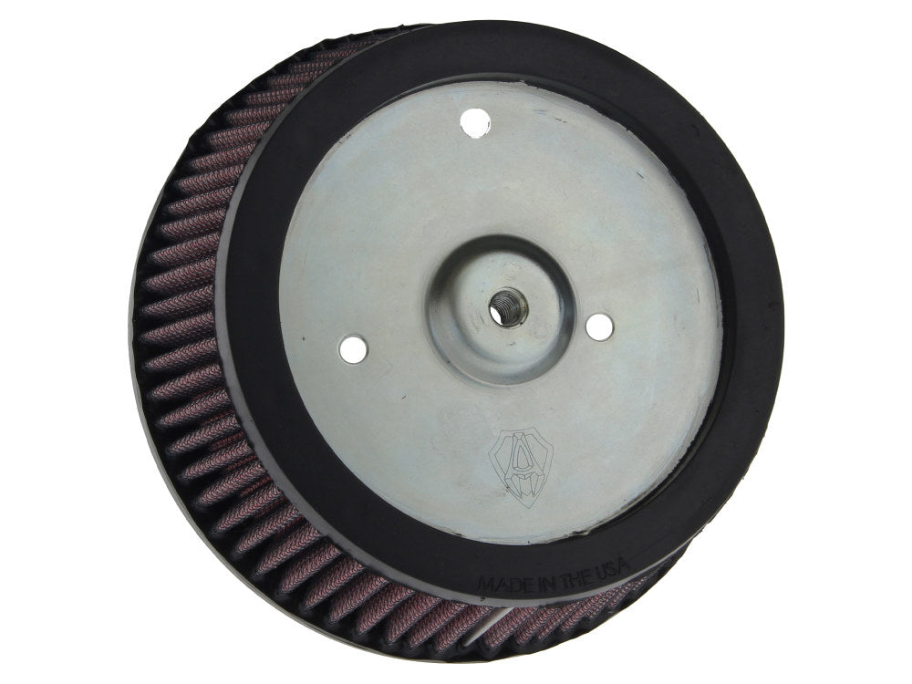 Air Filter Element - Fits Twin Cam 1999-2017, Evo Big Twin 1993-1999 & Sportster 1988up With Round Cover.
