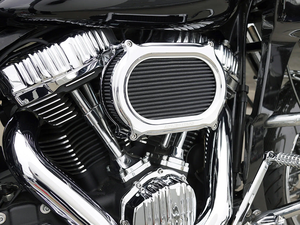 Stage 2 Oval Performance Air Cleaner Kit – Chrome