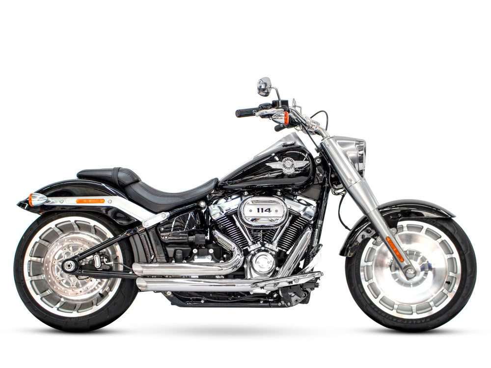Amendment Exhaust – Chrome. Fits Softail 2018up. – Freedom Performance Exhaust