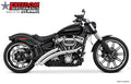 Radical Radius Exhaust – Chrome With Chrome End Caps. Fits Softail 2018up. – Freedom Performance Exhaust