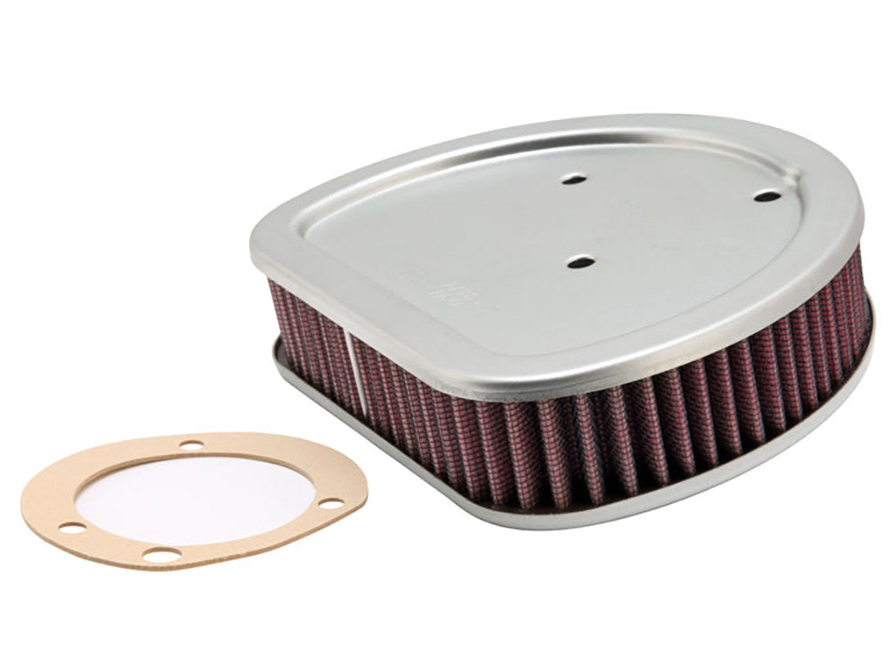 High-Flow Air Filter Element. Fits Softail 2000-2015, Touring 1999-2007 & Dyna 1999-2007 – K&N Filters