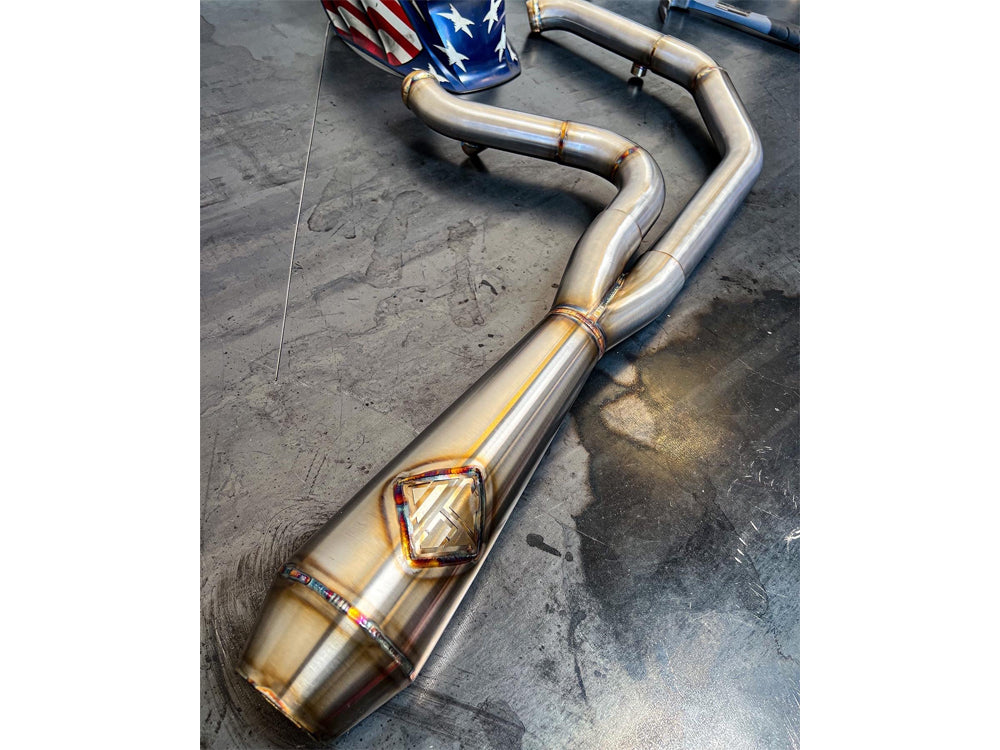 2-Into-1 LaneSplitter Exhaust – Stainless Steel. Fits Dyna 2006-2017 – SP Concepts Exhaust