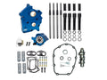 Cam Chest Kit With 475C Chain Drive Camshaft & Black Pushrod Covers. Fits Touring 2017up & Softail 2018up With Oil Cooled Engines – S&S