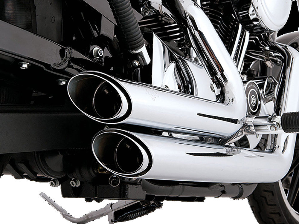 Shortshots Staggered Exhaust – Chrome. Fits Sportster 2004-2013 – Vance And Hines