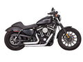 Shortshots Staggered Exhaust – Chrome. Fits Sportster 2004-2013 – Vance And Hines