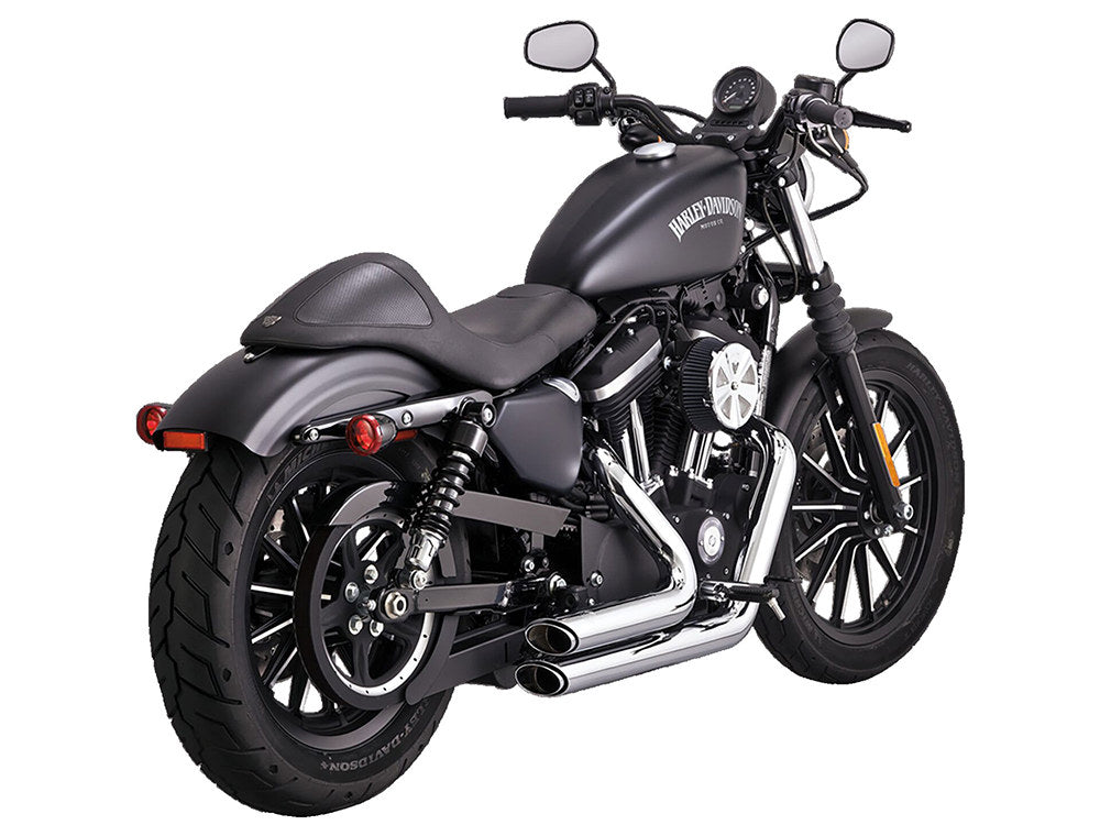 Shortshots Staggered Exhaust – Chrome. Fits Sportster 2014-2021 – Vance And Hines