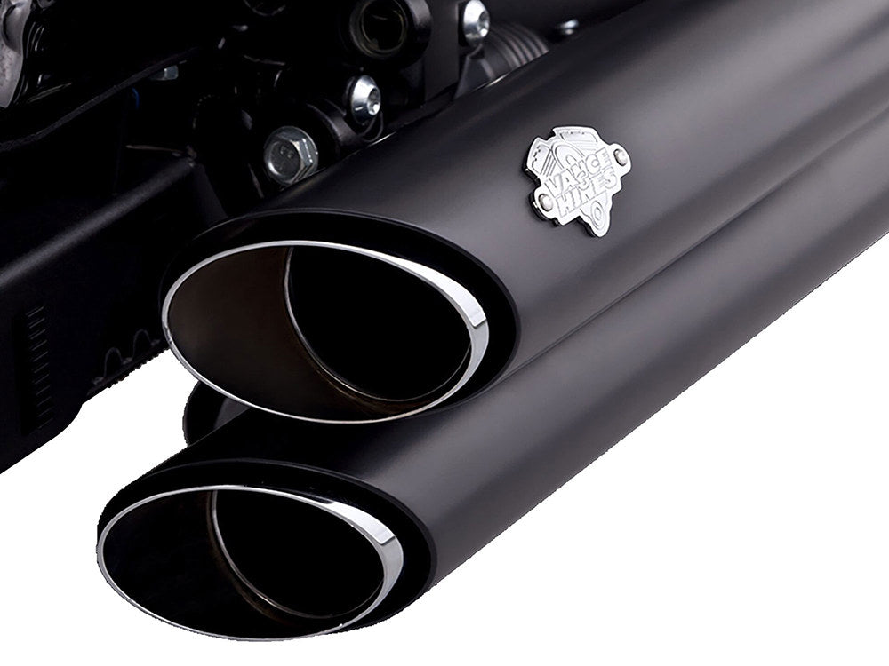 Shortshots Staggered Exhaust – Black. Fits Sportster 2014-2021 – Vance And Hines