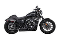 Shortshots Staggered Exhaust – Black. Fits Sportster 2014-2021 – Vance And Hines